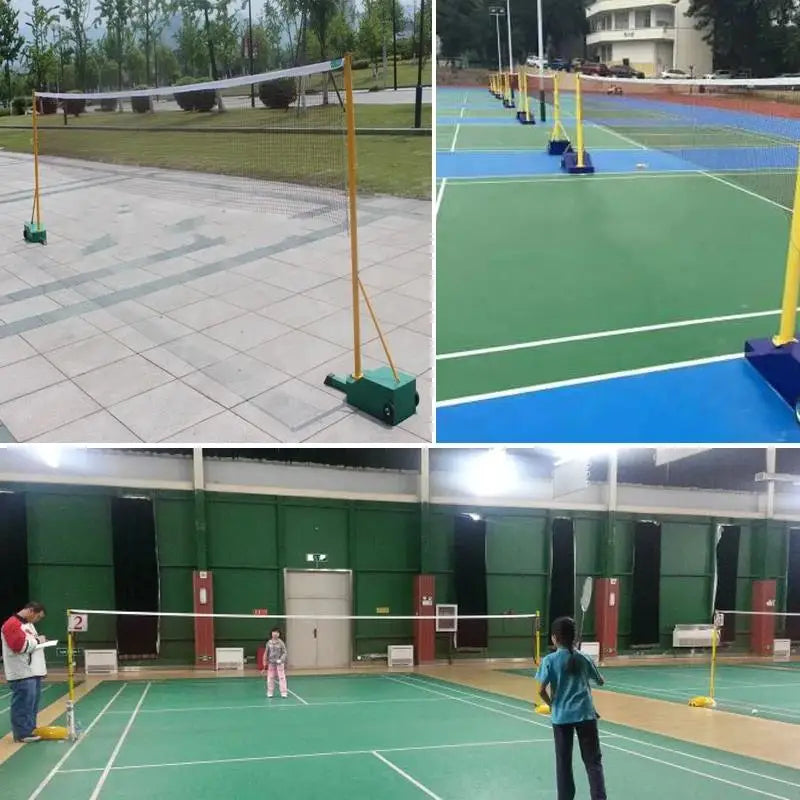 Malla de entrenamiento profesional, red de bádminton estándar, red deportiva para banda para el sudor al aire libre, reemplazo de red de tenis y voleibol, 6,2x0,64 M