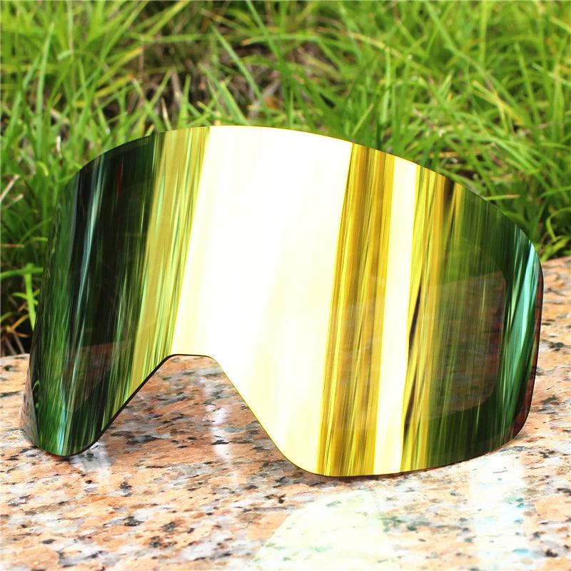 Gafas de esquí con lente magnética de doble capa, gafas de esquí antivaho UV400 para Snowboard, gafas de esquí para hombres y mujeres