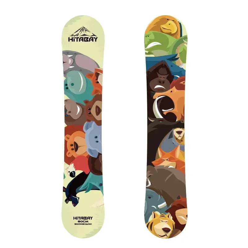 Tabla de Snowboard para Deportes de Invierno al Aire Libre, con Núcleo de Madera Resistente, para Navegar en Todo Tipo de Terreno