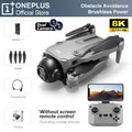 Dron OnePlus D18 con Cámara Dual 8K Aérea HD, Evitación Inteligente de Obstáculos, Motor sin Escobillas, GPS de Retorno y Control Remoto con Pantalla