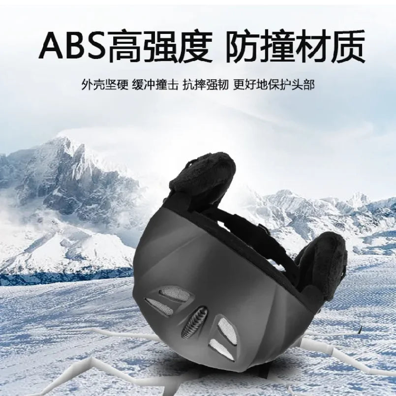 Casco de esquí unisex, semicubierto, para esquí, snowboard, deportes de invierno, patinaje sobre nieve, casco moldeado integralmente para hombres y mujeres