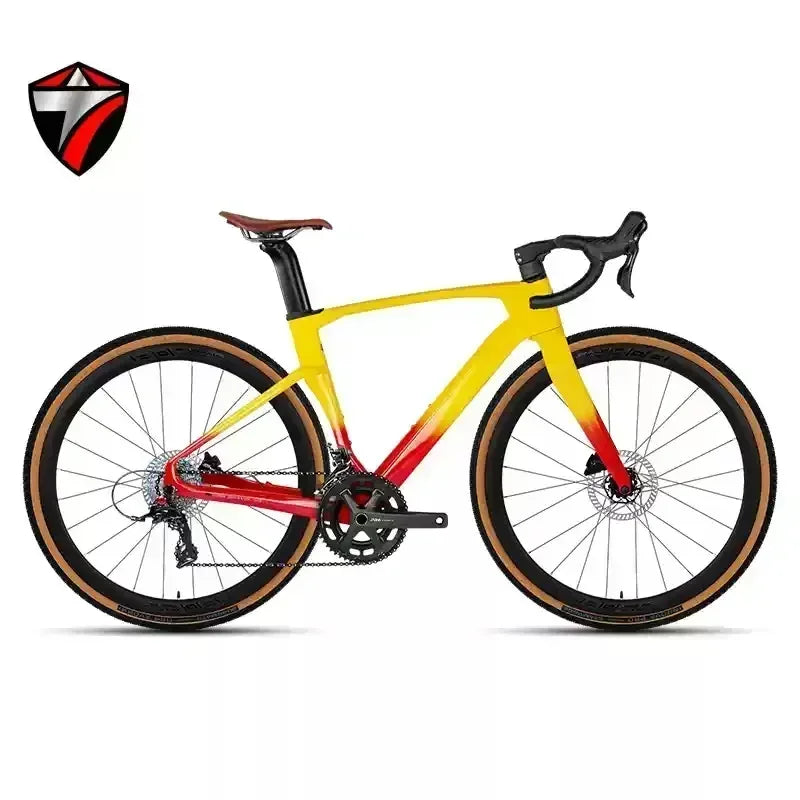 Bicicleta de carretera TWITTER GRAVEL-V3pro 2026, grupo completo GRX RX600-11S, frenos de disco hidráulicos, cuadro de fibra de carbono T900, 700*40c
