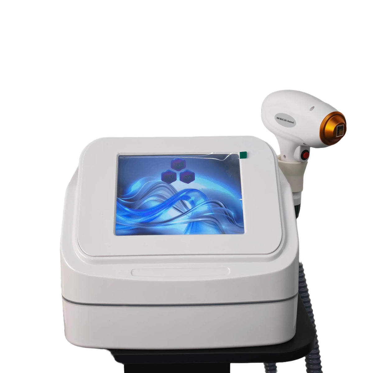 Depiladora Láser de Diodo Multi-Largo de Onda 755 808 940 1064nm con Punto de Congelación, Sin Necesidad de Gel, Depilación Permanente para Rostro y Cuerpo