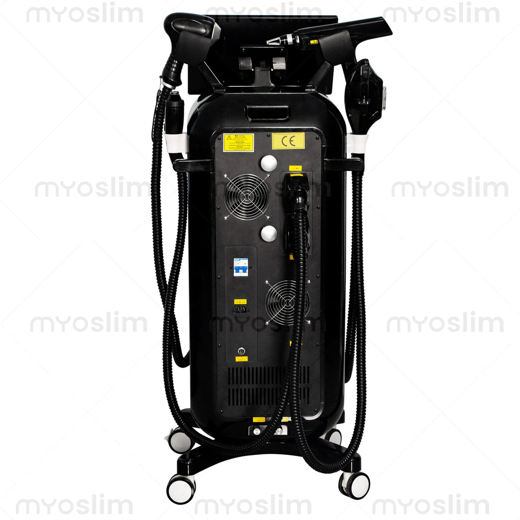 Dispositivo Profesional de Depilación Láser de Diodo 4 en 1 de 5000W, 4 Longitudes de Onda, IPL, Pico Láser, Radiofrecuencia, Fotorejuvenecimiento