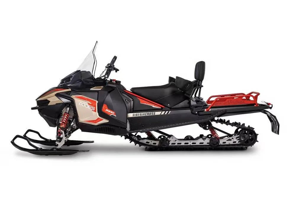 AODES SIBERIACROSS 1000 Moto de Nieve a Gasolina con Control Electrónico, Marcha Atrás, Freno de Disco Hidráulico, Scooter con Motor de 4 Tiempos y 1000cc