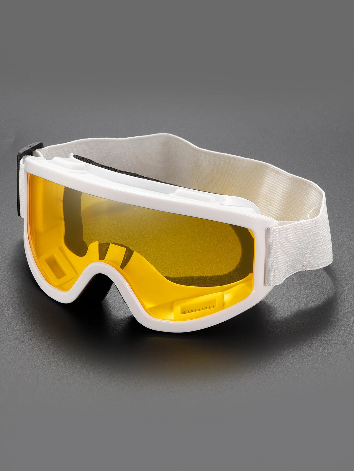 Gafas de esquí de una sola pieza con montura grande para uso diurno y nocturno, acolchadas, a prueba de viento, para esquí individual y snowboard, de alta definición para montañismo