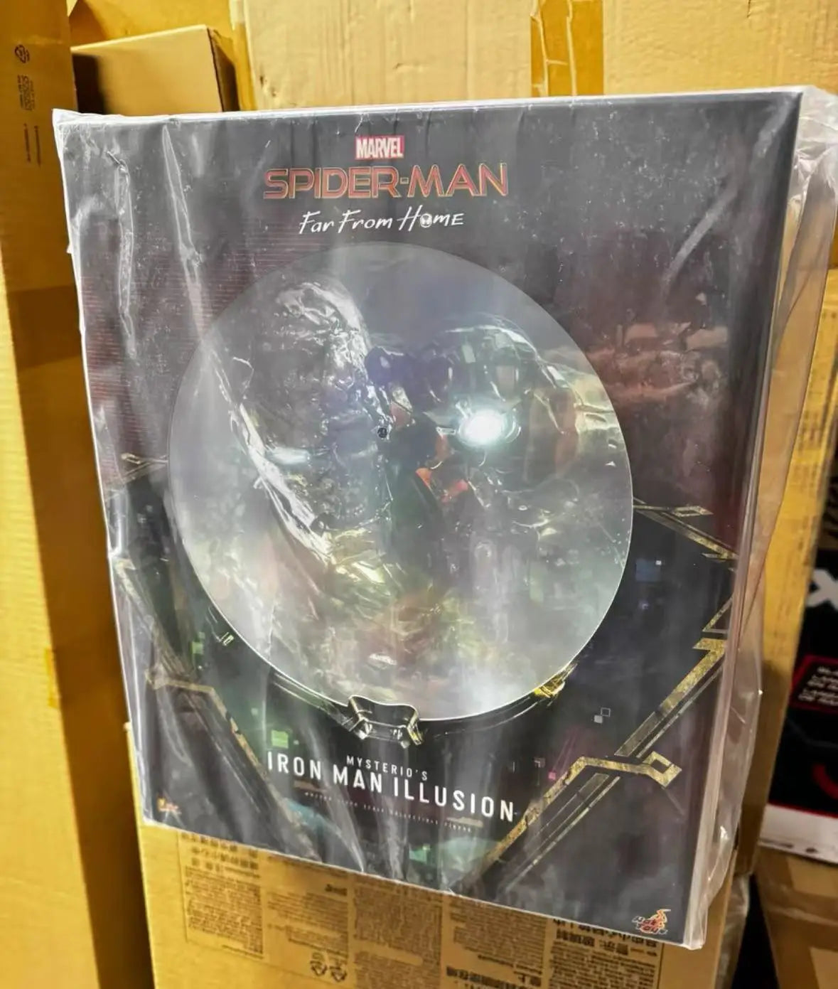 Genuine Hot Toys Ht Mms580 1/6 Mysterio'S Iron Man Illusion Version Action Figure Spider-Man Far From Home Marvel Soldier Gift