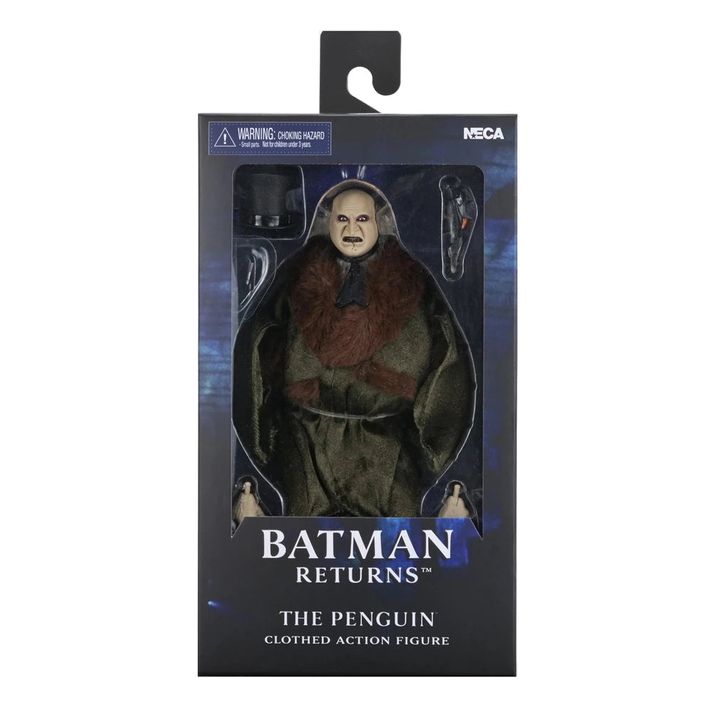 NECA Toys Batman (1989 Film) & Batman Returns Catwoman/The Penguin 8' Clothed Action Figure Model Doll Garage Kit