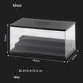 Vitrina para minifiguras con luces LED - Caja de exhibición de acrílico transparente a prueba de polvo para bloques de construcción y coleccionables