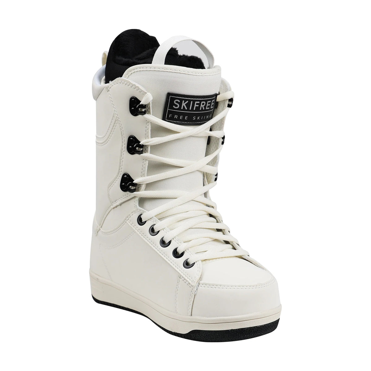 SKIFREE B1 Botas de Snowboard con Cordones Hombre Mujer Principiante Duraderas con Punta Doble Reforzada