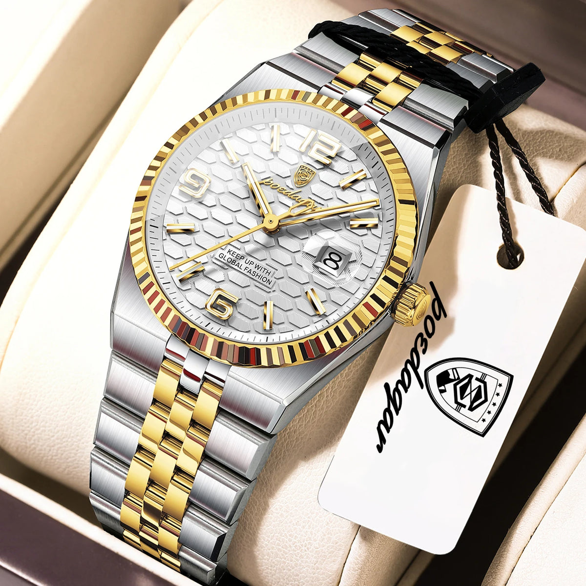 POEDAGAR Top Elegant Women's Watches Stainless Steel Date Quartz Woman Clock Luminous Waterproof Fashion Ladies Watch Reloj Gift