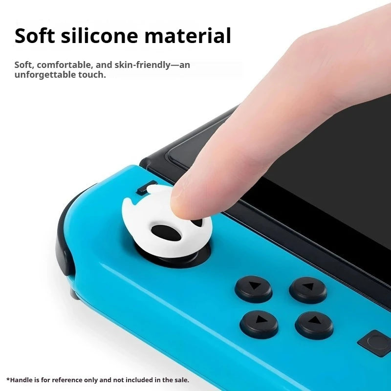 2 Fundas protectoras de silicona para joystick con diseño de caballero, compatibles con Nintendo Switch OLED/Switch Lite/Switch