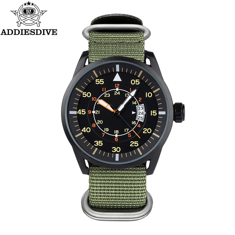 ADDIESDIVE Relojes de hombre de lujo luminosos, reloj de cuarzo para hombre, resistente al agua 50M con fecha