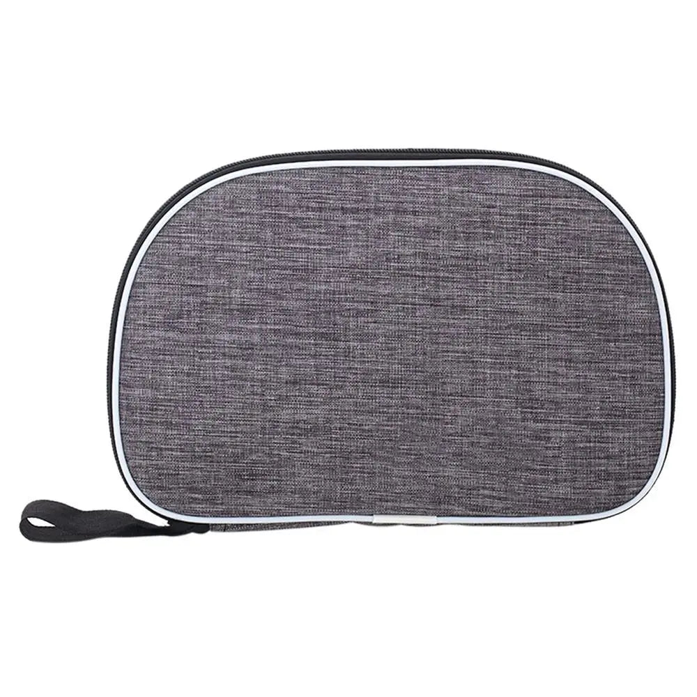 Funda protectora profesional para entrenamiento, estuche para palas de ping-pong, bolsa para raquetas de tenis de mesa con cinturón, capacidad para una sola pala.