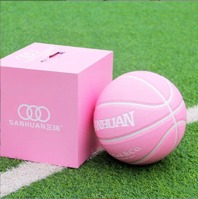 Baloncesto Sanhuan Original, tamaño 7, pelota de baloncesto estándar de goma de alta calidad, entrenamiento interior y exterior, regalo de cumpleaños deportivo