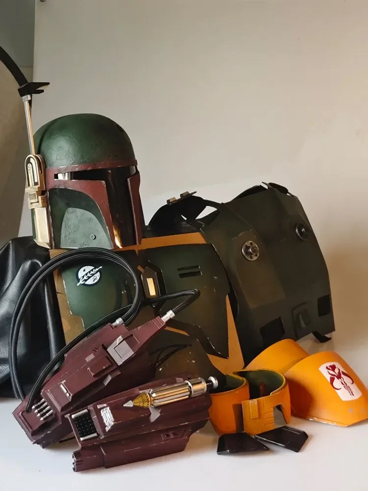 Starwars The Mandalorian 1:1 Helmet Boba-Fett Human Wearable Real Person Cosplay Props Anime Festival Cool Children Collectible