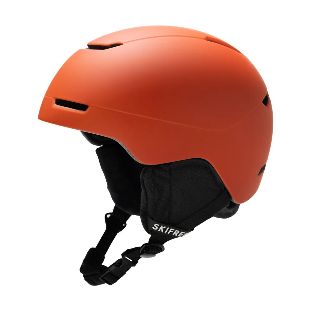 Casco de Esquí SKIFREE-S2 Zhufeng, Carcasa de PC Ligera, Almohadilla EPS, Ajuste 3D Regulable, Ajuste Asiático, Almohadillas de Oído Removibles