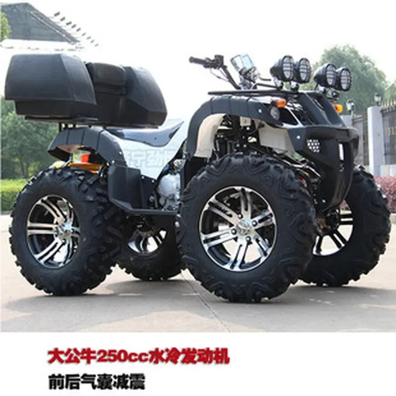 Cuatrimoto ATV de 250cc con Enfriamiento por Agua, Vehículo Todoterreno para Adultos, Motocross, Kart de Montaña