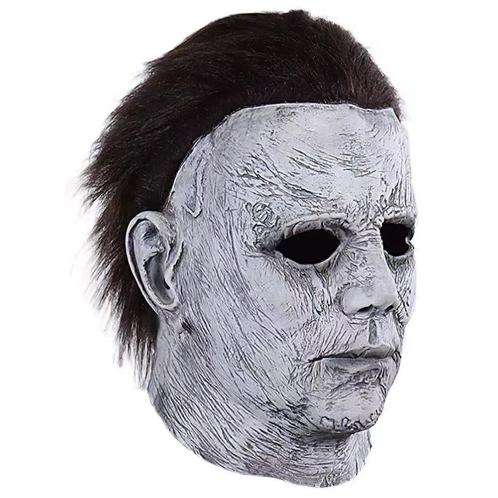 Máscara de Halloween de Michael Myers, asesino de terror para cosplay, máscara de látex sangrienta, accesorio de disfraz para carnaval y fiestas de máscaras