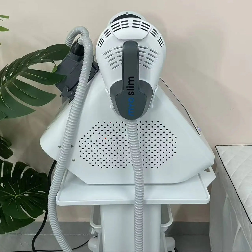 Máquina EMS Profesional para Adelgazar el Cuerpo, Estimulación Muscular, Pérdida de Peso, Terapia de Escultura Corporal, 4 Manijas, Quemador de Grasa Pélvica y de Glúteos
