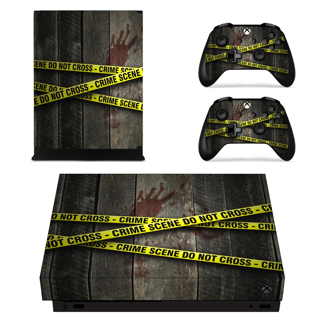 Personalización, diseño personalizado, vinilos adhesivos para cubrir completamente la consola y el mando de Xbox One X