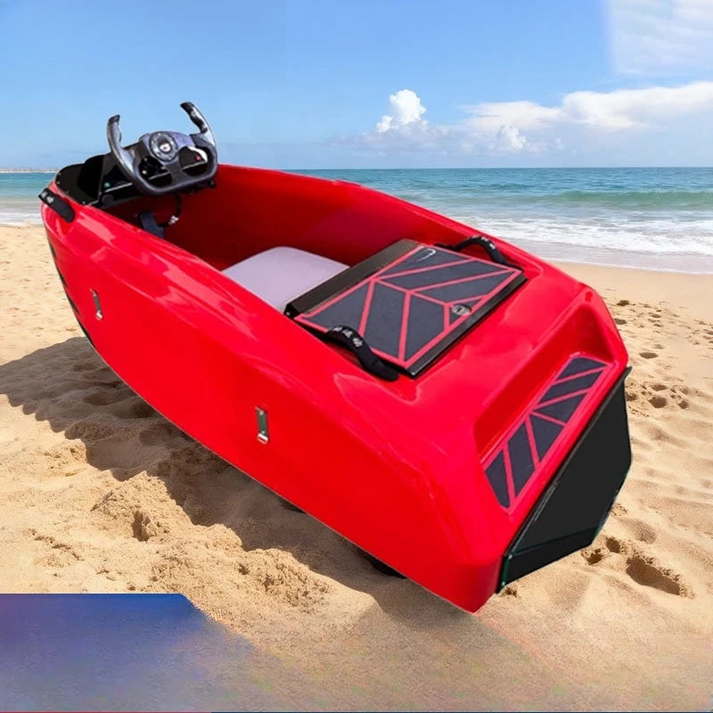 Bote Eléctrico Acuático Kadin, Bote de Surf a Motor, Lancha Pequeña, Bote a Motor Individual o Doble, Moto Acuática