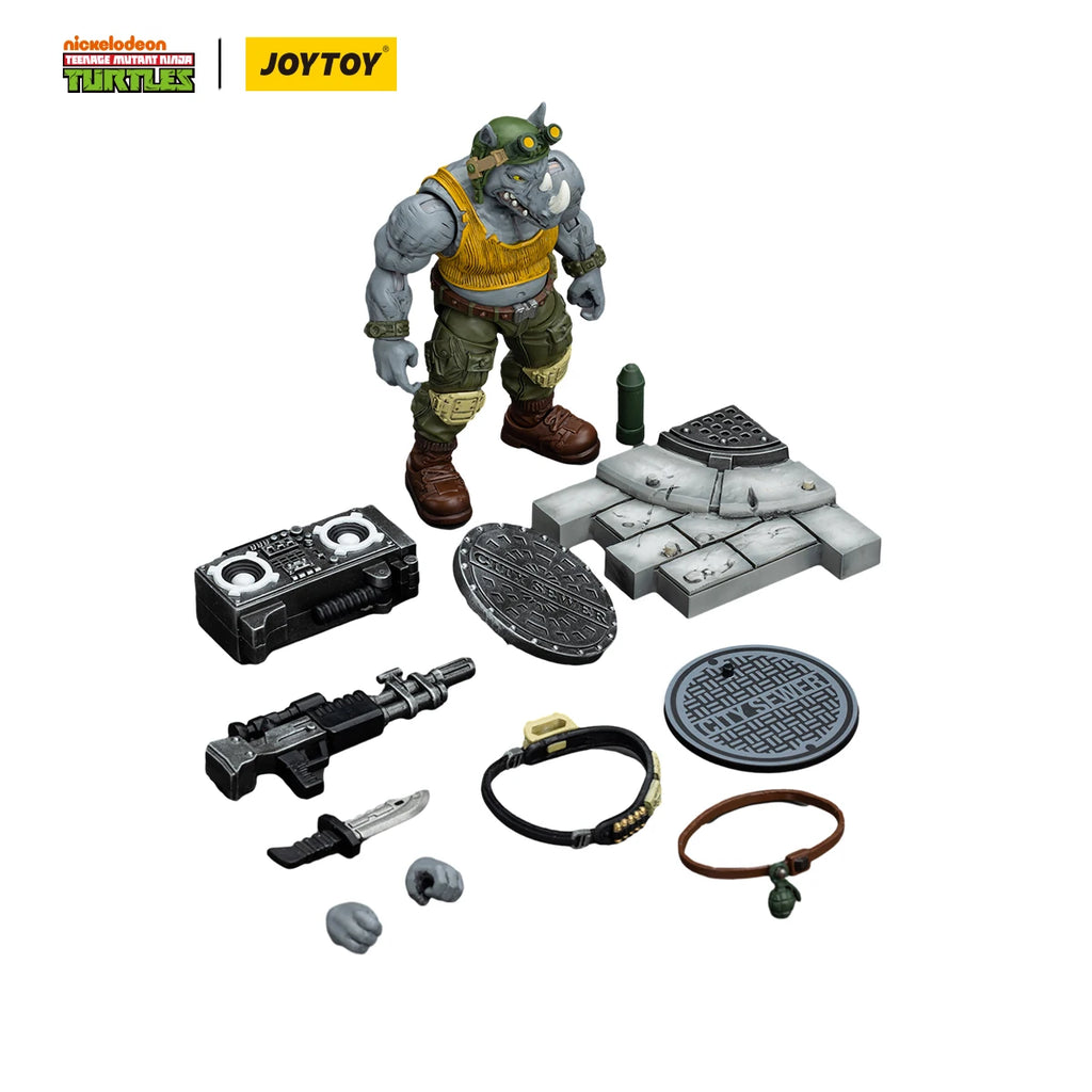 JOYTOY TMNT 1/18 Action Figure Teenage Mutant Ninja Turtles Turtle Shredder Beebop Rocksteady figures Toys
