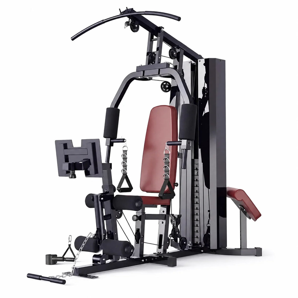 Gimnasio Multifuncional para el Hogar, Sistema de Poleas con Cable para Entrenamiento de Cuerpo Completo, Máquina de Ejercicios de Fuerza y Resistencia, Equipo de Alta Resistencia