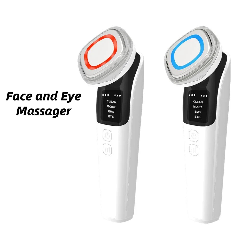 Masajeador Facial EMS, Dispositivo de Belleza, Máquina de Lifting Facial, Microcorriente, Instrumento Reafirmante y Tensor de Piel para Ojos, Herramienta de Cuidado de la Piel con Vibración