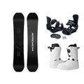 Tabla de Snowboard para Adultos, Hombres y Mujeres, Kit de Snowboard Universal para Invierno, Esquís, Set de Snowboard y Esquí, Freestyle con Núcleo de Madera