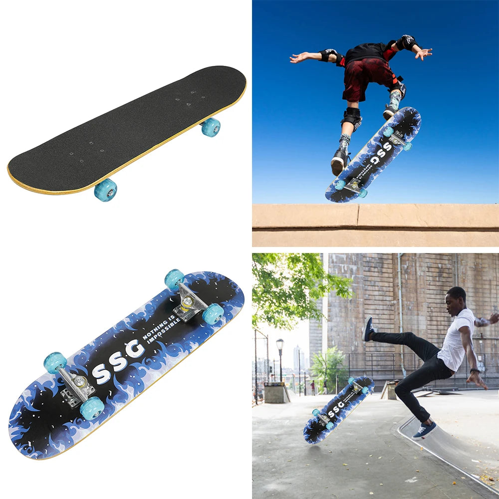 Patineta, patineta silenciosa, 79x20x13cm, para niños, jóvenes y adultos.