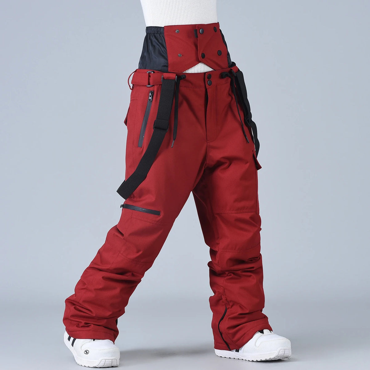 Nuevo, hombres y mujeres, pantalones de nieve con protección de cintura, pantalones de nieve de Snowboard, ropa de esquí, pantalón de traje de esquí, pantalones de snowboard