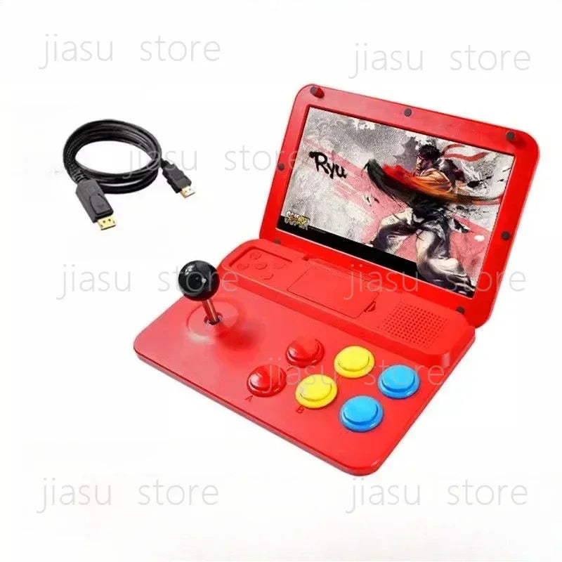 Consola portátil con mini joystick de escritorio de 10 pulgadas con diseño retro y nostálgico Consola de juegos arcade IPS de 9 pulgadas de alta definición
