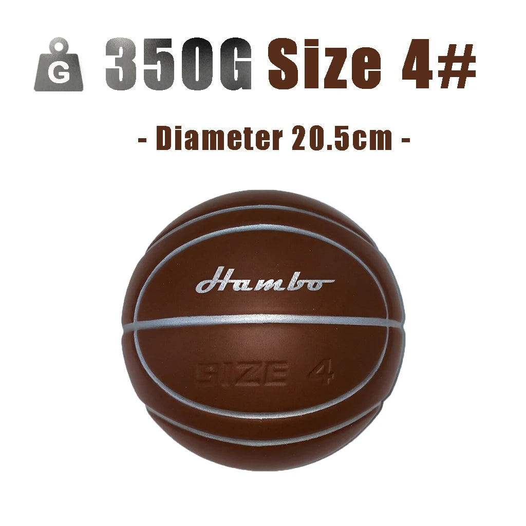 Baloncesto silencioso Talla 7 # (29.5")6 # /5 #   Dribbling interior acanalado espuma sin aire baloncesto silencioso entrenamiento de goteo pelota silenciosa regalo