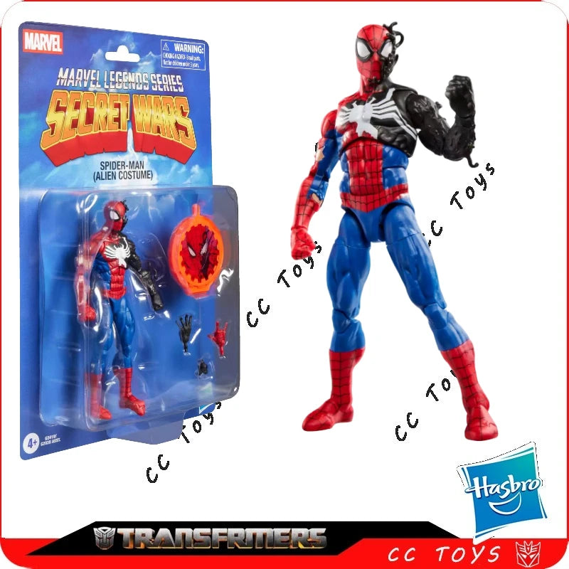 En stock: Hasbro Marvel Legends Secret Wars, modelos de disfraces de Spider-Man y alienígenas, juguetes de anime y películas, figuras de acción, regalos, pasatiempos.