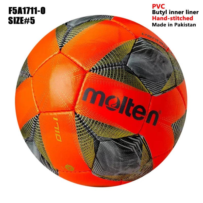 Balones de Fútbol Molten 2027, Tamaño Estándar 5 y 4, Alta Calidad, para Césped Artificial, Deportes de Equipo, Partidos, Entrenamiento, Fútbol
