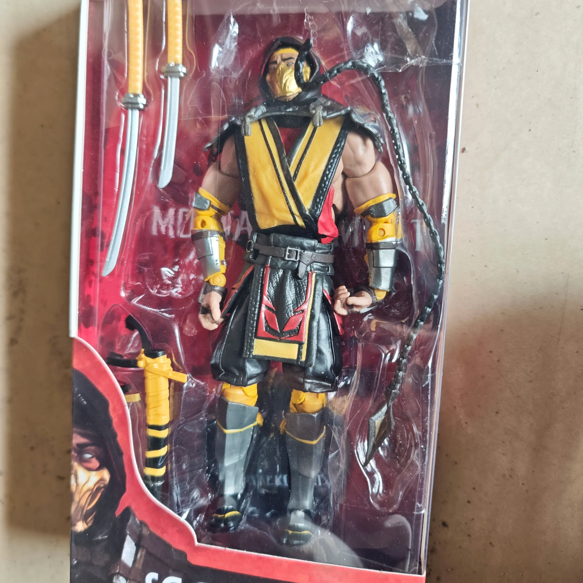 Figura articulada de Anime SUB ZERO SCORPION, modelo de juguete, regalo de Navidad