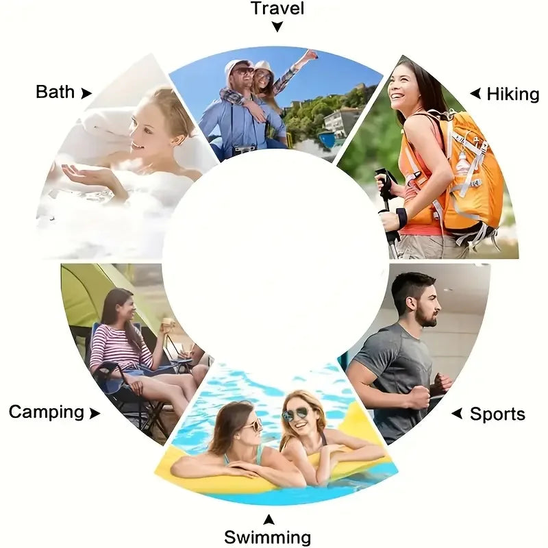 Toalla de viaje de microfibra de 1 pieza, toalla de secado rápido, súper absorbente, compacta, ligera, para playa, gimnasio, piscina, baño, yoga, camping
