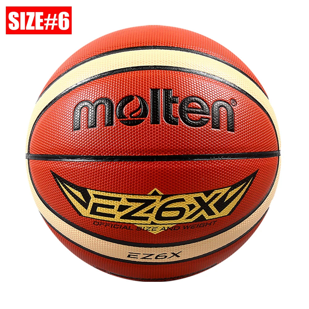 Balón de Baloncesto Molten 2026, Tamaño Oficial 7/6/5, Material PU, para Interior y Exterior, Entrenamiento, Partidos, Equipo, Baloncesto Original