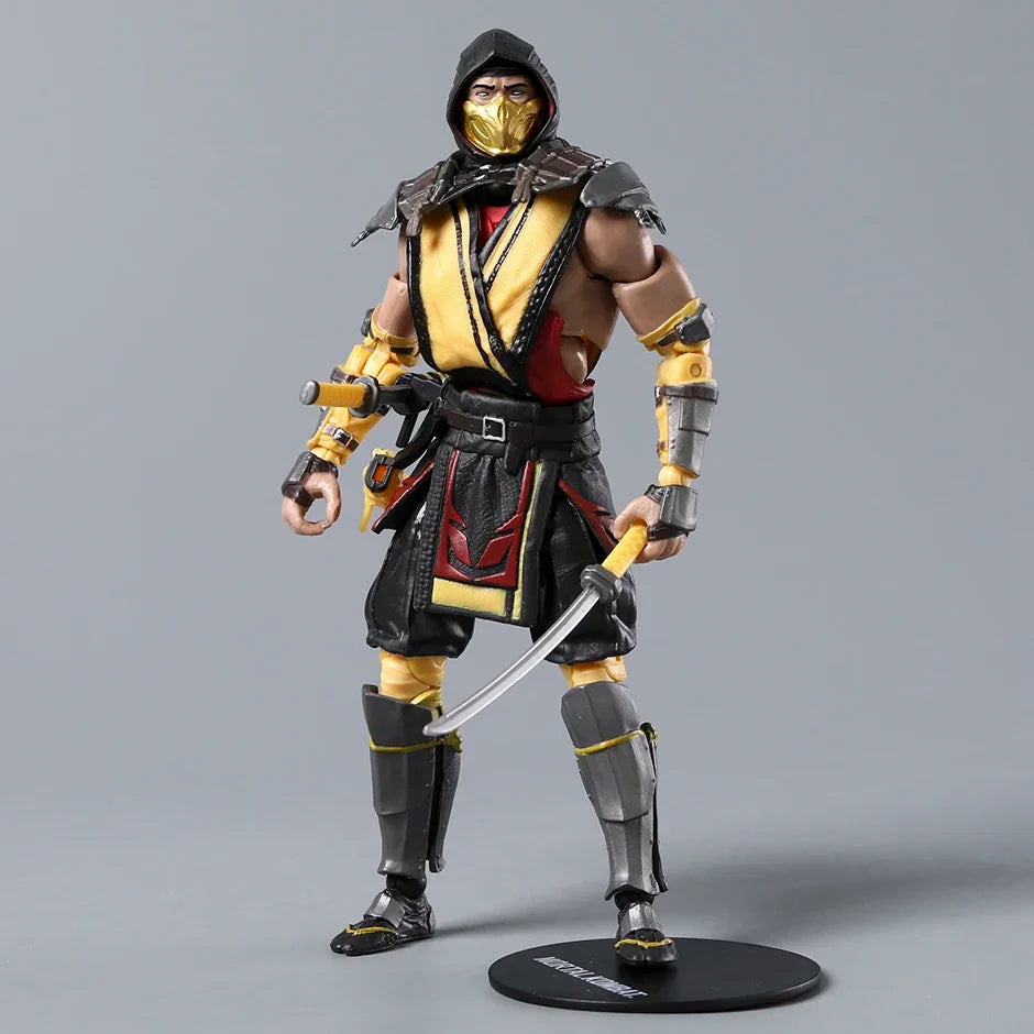 Figura de acción de Sub-Zero / Scorpion de 7" de la serie 1 de Mortal Kombat