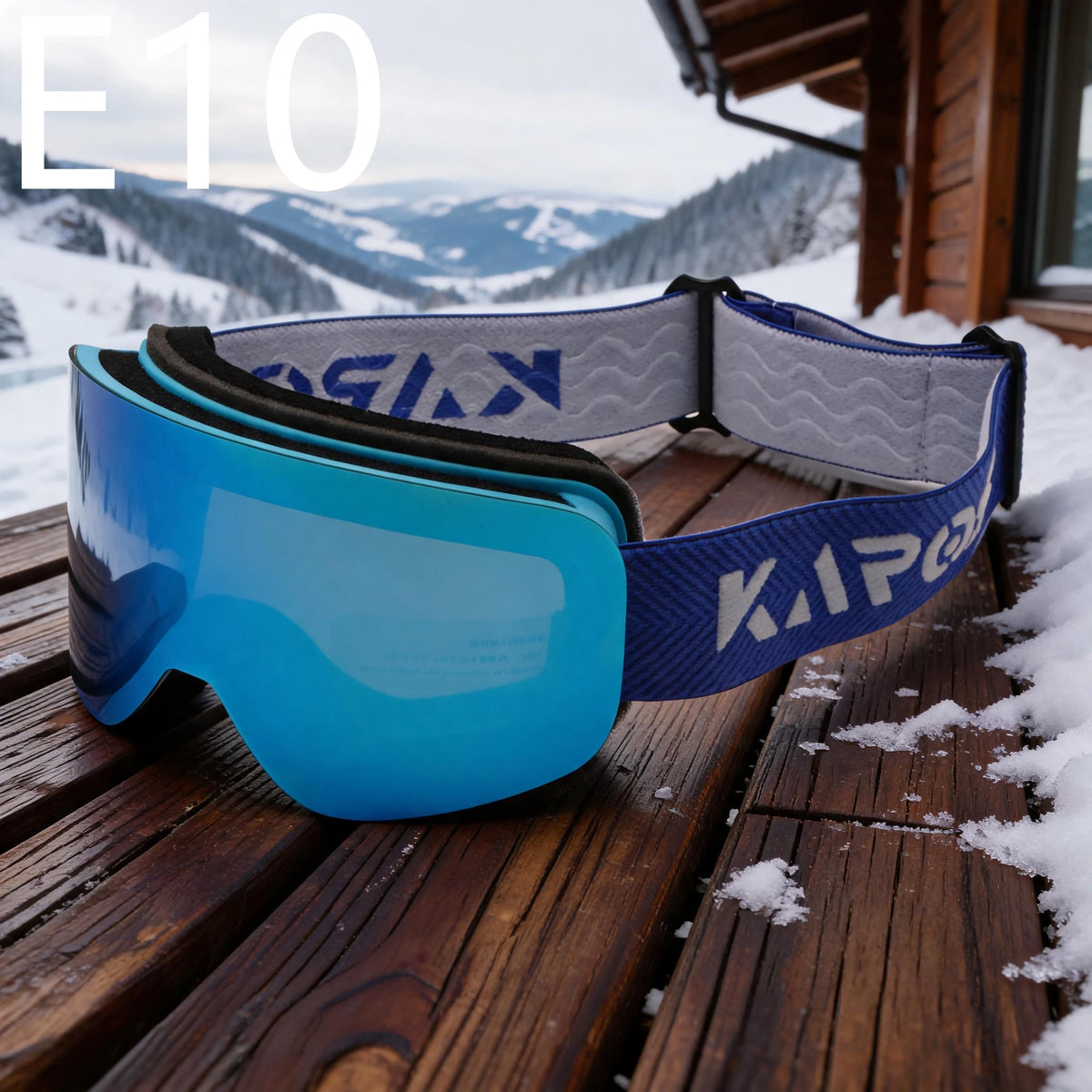 Gafas de esquí Karos de doble capa antivaho con protección UV400, ligeras, para deportes de invierno, snowboard y motos de nieve.
