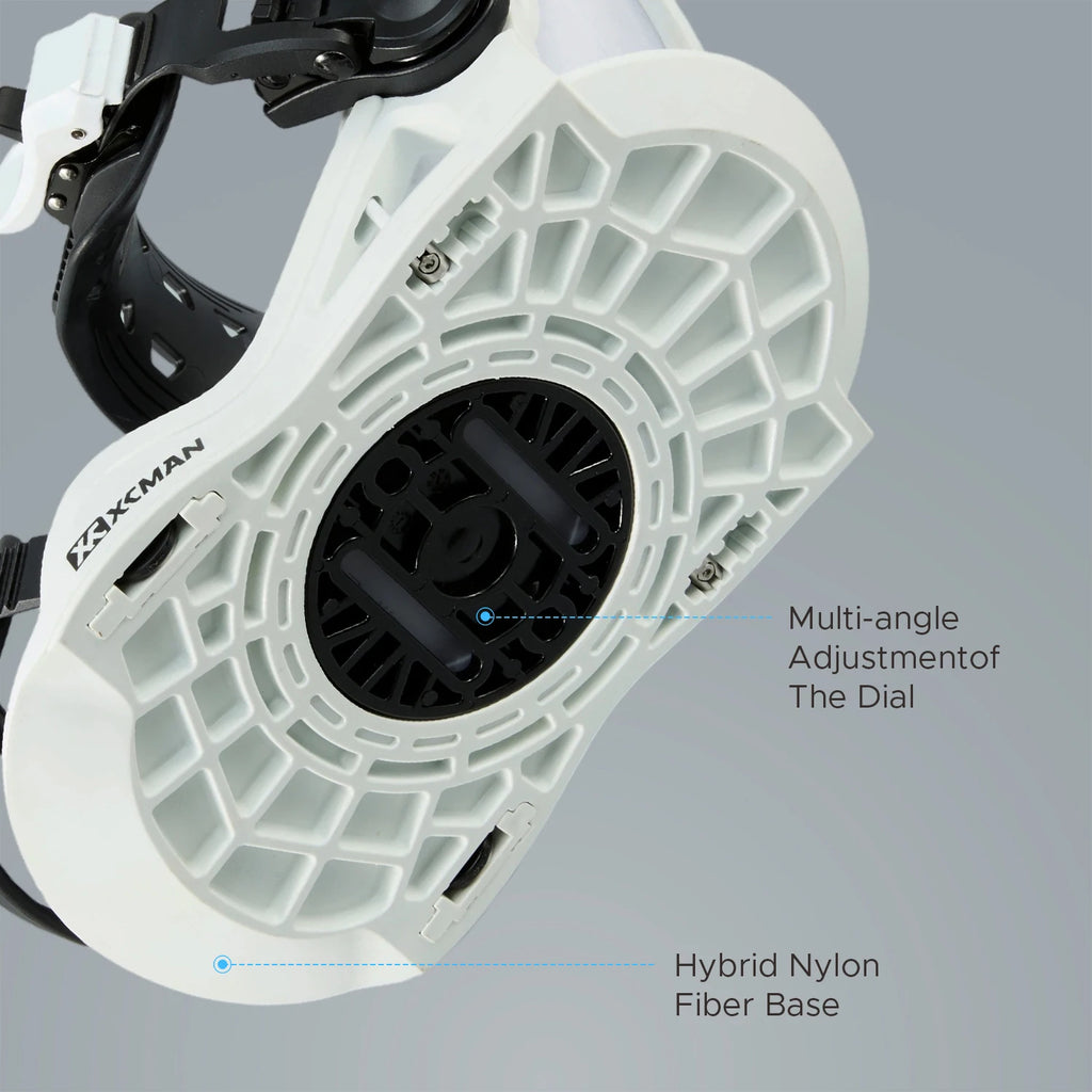 Fijaciones de Snowboard XCMAN All Mountain Freeriding Quick, Alta Flexibilidad, Compatibles con 4x4 o EST/Channel
