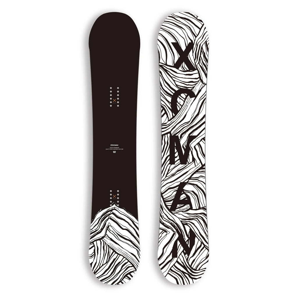 XCMAN Freeride Snowboard Principiante All Mountain, el mejor snowboard híbrido todo terreno, doble direccional para todos los niveles