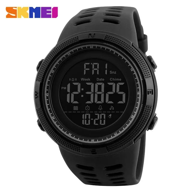SKMEI 1251 Digital Watch for Men Waterproof Sports Electronic Countdown Mens Wristwatches Military Date Clock 1560 Reloj Hombre
