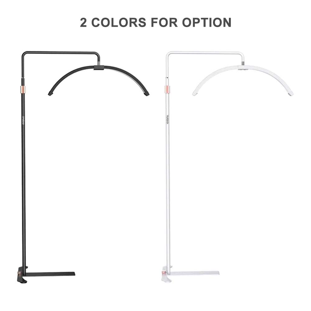 NUEVA Lámpara de Suelo LED de Media Luna de 36W, 3200K-5600K, Regulable, para Video y Teléfono, Luz de Relleno LED para Teléfono