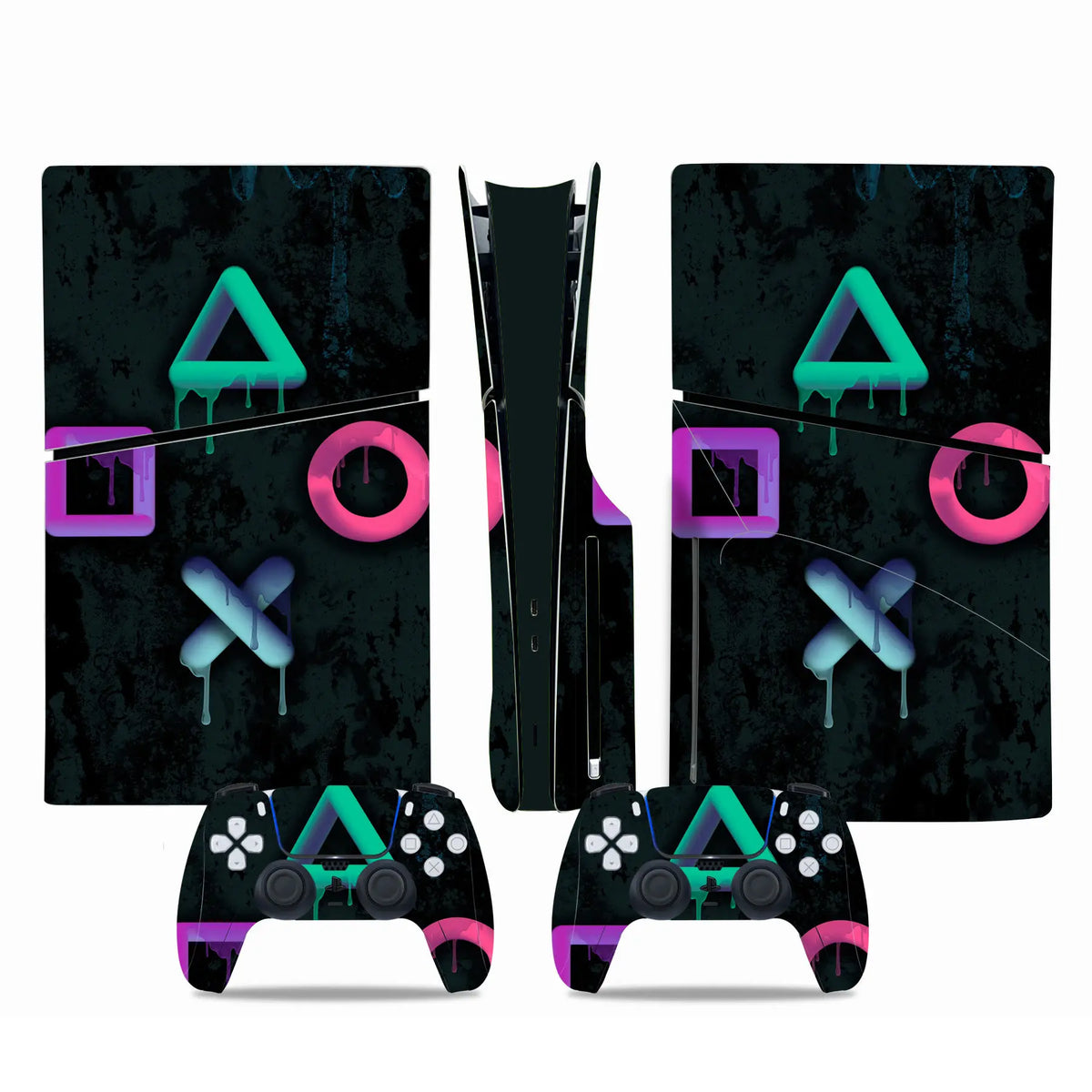 Vinilo para PS5, diseño geométrico