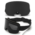 Gafas de esquí con doble capa antivaho, visión nítida HD, protección contra el viento y rayos UV400, compatibles con casco, ideales para deportes de invierno al aire libre.