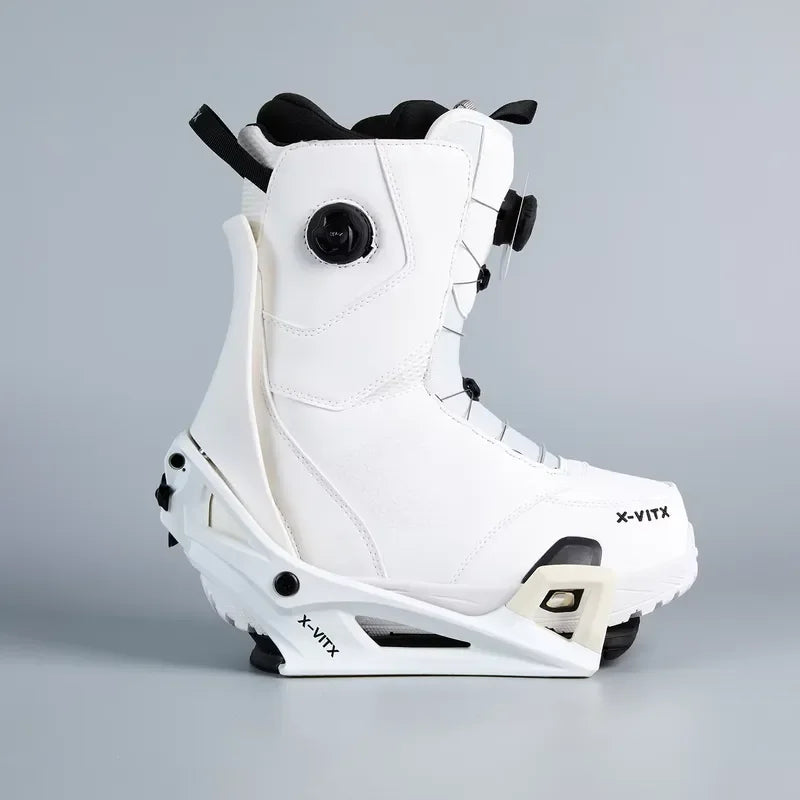 Conjunto/Paquete de Fijaciones y Botas para Snowboard X-VITX