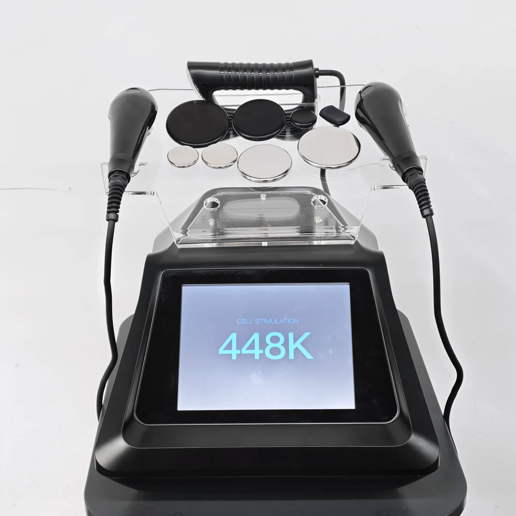 Máquina de Terapia TECAR Indiba 448kHz, Fasciotomo CET RET, Fisioterapia, Pérdida de Grasa, Masaje, Radiofrecuencia, Alivio del Dolor, Máquina para SPA