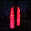 Bufanda LED para mujer, bufanda luminosa intermitente para concierto Rave, Bar, Club, espectáculo de danza, accesorios de disfraz